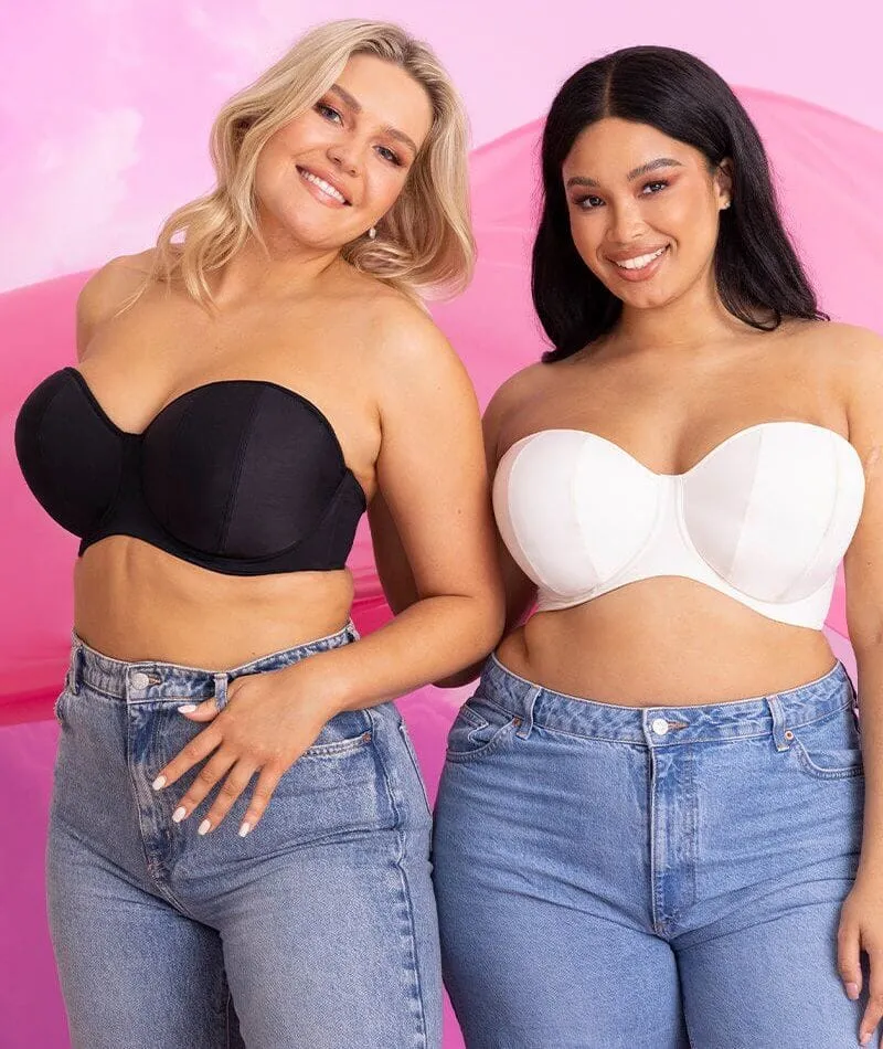 Curvy Kate Luxe Strapless Bra - Jet Black