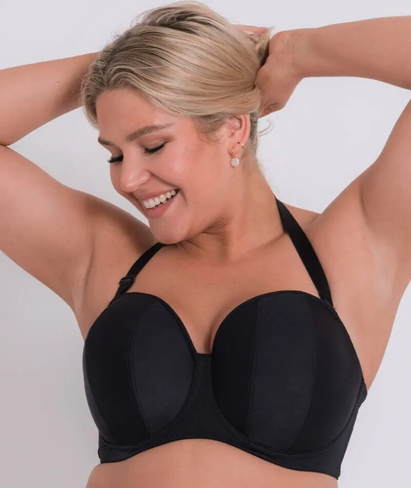 Curvy Kate Luxe Strapless Bra - Jet Black