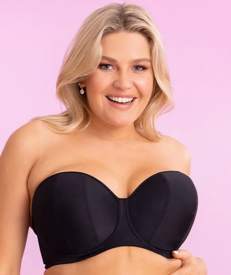 Curvy Kate Luxe Strapless Bra - Jet Black
