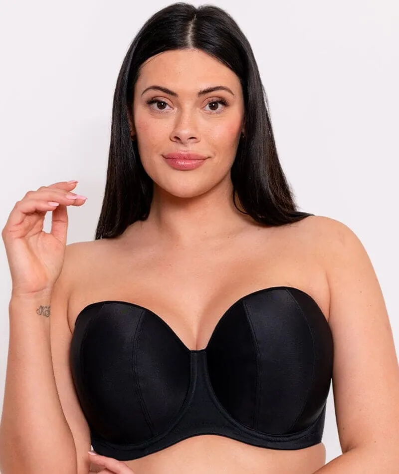 Curvy Kate Luxe Strapless Bra - Jet Black