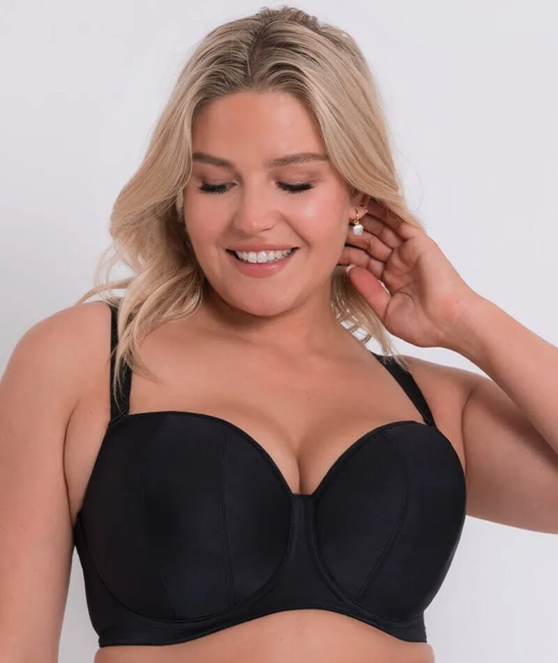 Curvy Kate Luxe Strapless Bra - Jet Black