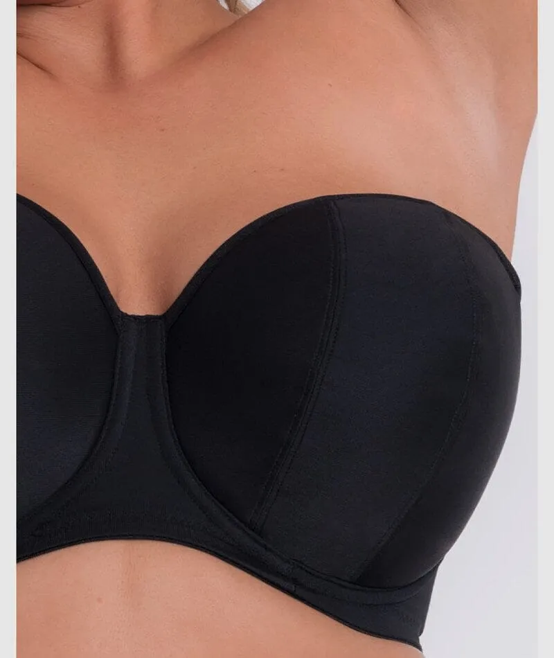 Curvy Kate Luxe Strapless Bra - Jet Black