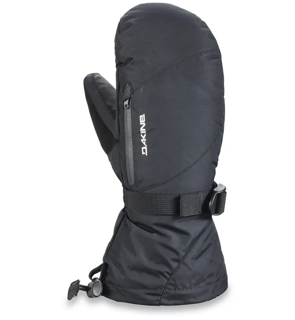 Dakine Womens Leather Black Sequoia Ski Snowboard Mitt