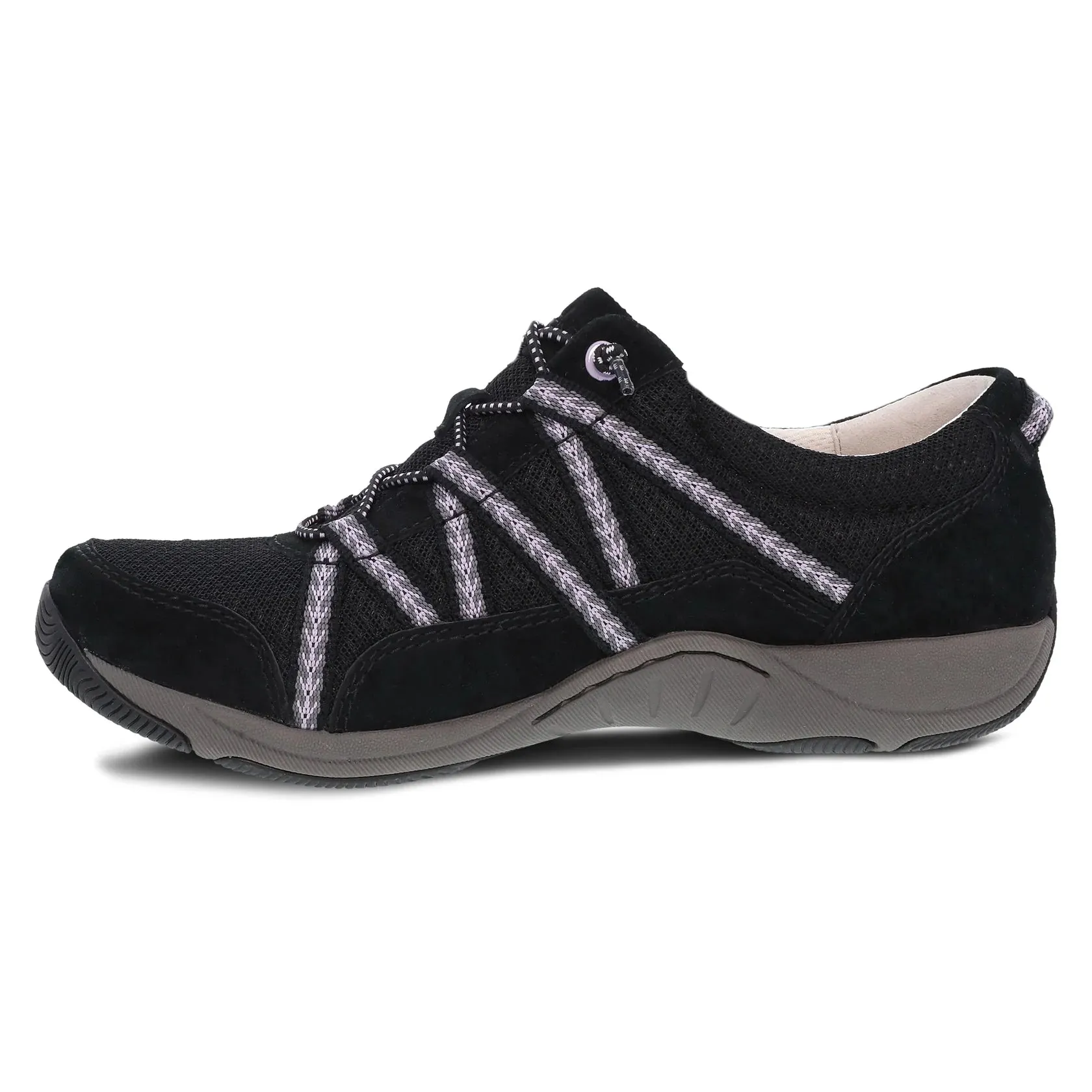 DANSKO HARLYN BLACK SUEDE SNEAKER