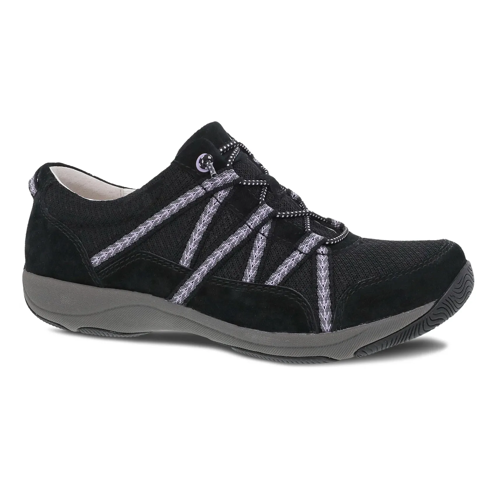 DANSKO HARLYN BLACK SUEDE SNEAKER