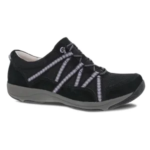 DANSKO HARLYN BLACK SUEDE SNEAKER
