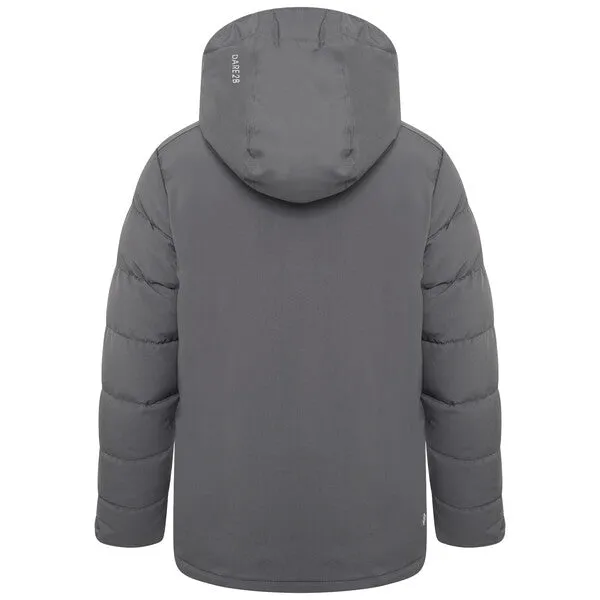 Dare 2b Boy's Cheerful Waterproof Insulated Ski Jacket Black/ Storm Grey
