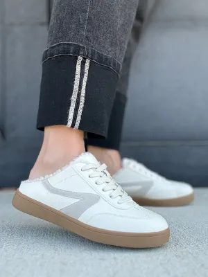 Dolce Vita Vitaly Sneakers In Beige Plush