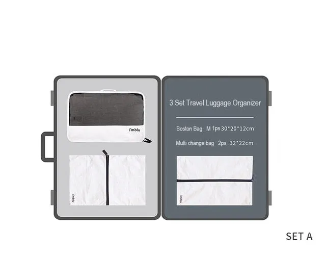 DuPont Paper Travel Luggage Organizer-High Quality Carryon Lightweight Packing Cubes Storage Bags