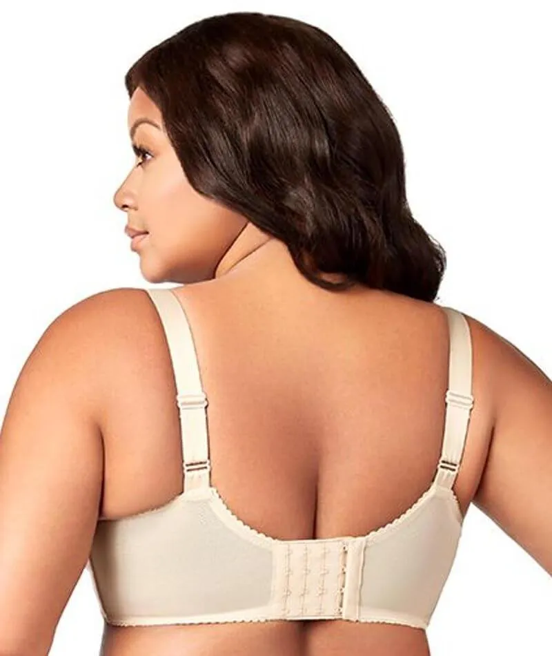 Elila Swiss Embroidered Soft Cup Wire-Free Bra - Nude