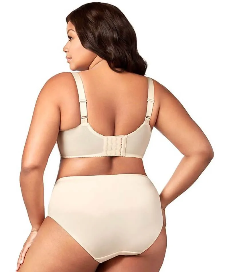 Elila Swiss Embroidered Soft Cup Wire-Free Bra - Nude