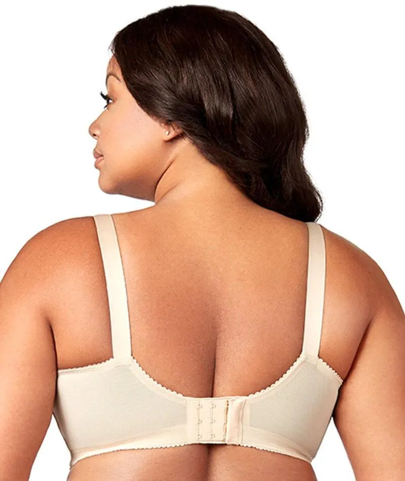 Elila Swiss Embroidered Underwire Balcony Bra - Nude
