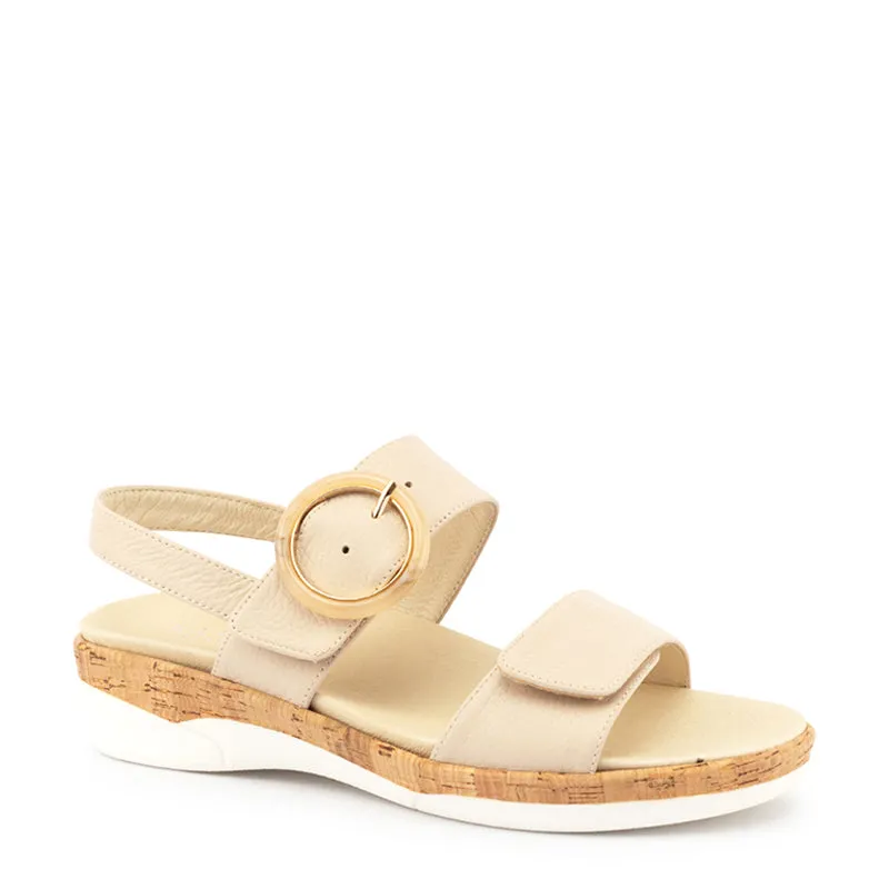 ELOISE PEBBLE - NUDE LEATHER FS