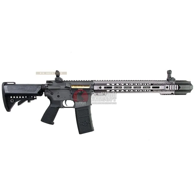 EMG Salient Arms Licensed GRY AR15 (M4) Gen. 2 Carbine AEG with Crane Stock - Gray (by G&P)