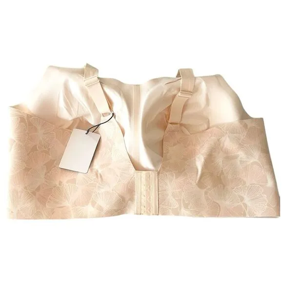 Evelyn &amp; Bobbie BEYOND Adjustable Bra Champagne Ginkgo women’s plus size 3XL