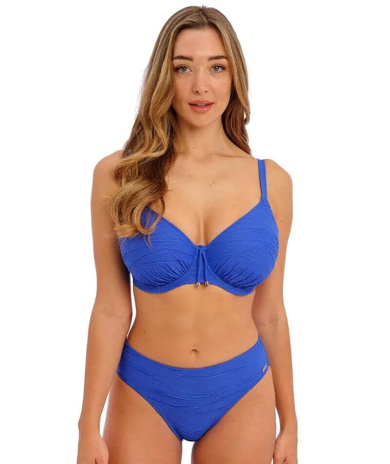 Fantasie Swim Beach Waves Underwire Gathered Full Cup Bikini Top - Ultramarine