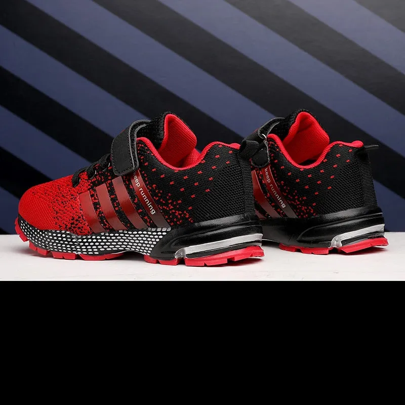 Fashion Sports Boys Sneakers Hook&Loop Kids