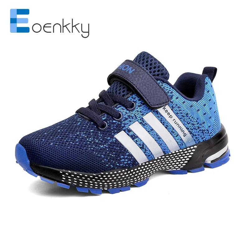 Fashion Sports Boys Sneakers Hook&Loop Kids