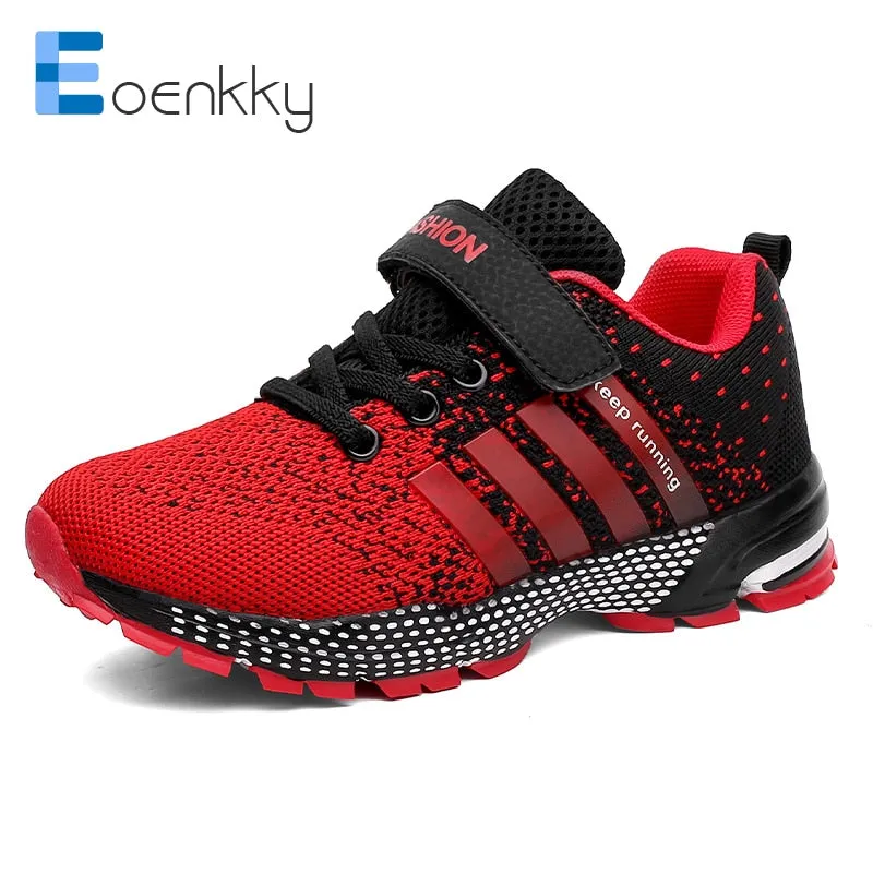 Fashion Sports Boys Sneakers Hook&Loop Kids