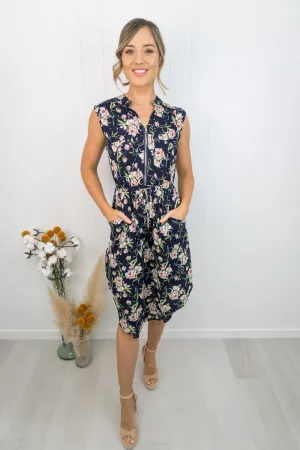 Frankie Dress -Navy