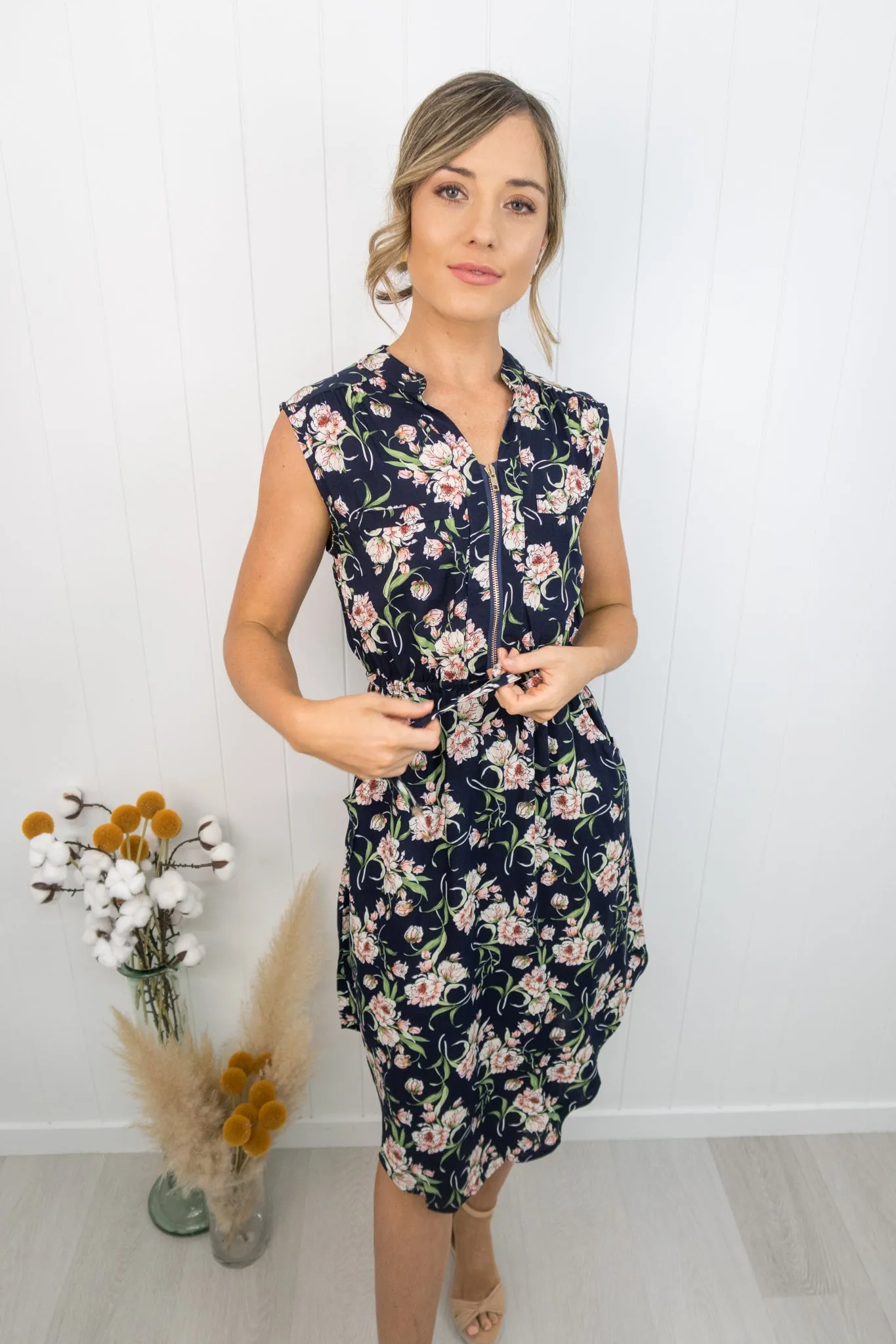 Frankie Dress -Navy