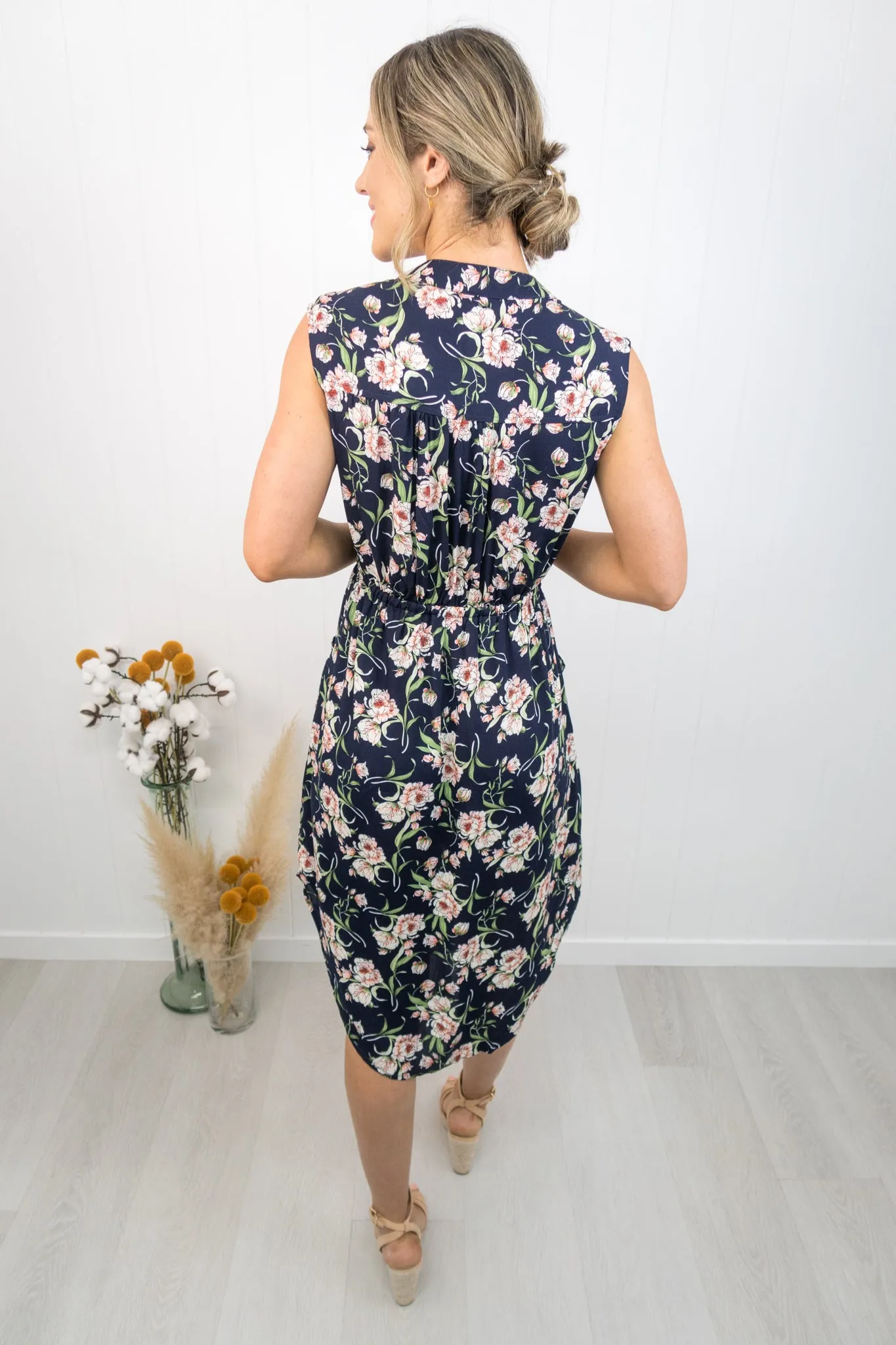 Frankie Dress -Navy