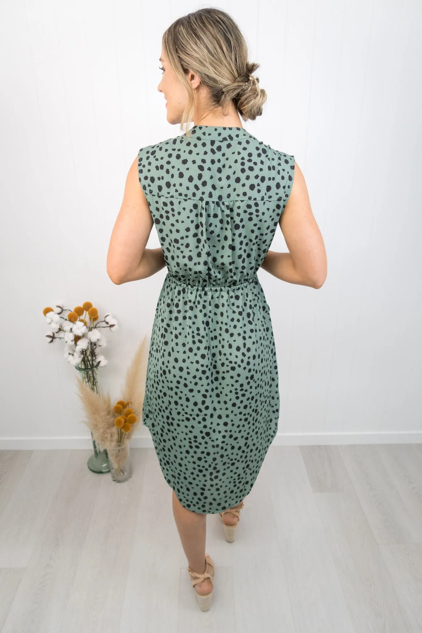 Frankie Dress -Sage