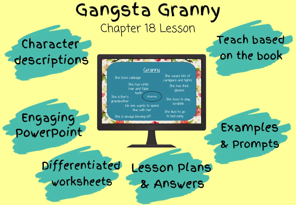 Gangsta Granny Lesson on Character Descriptions