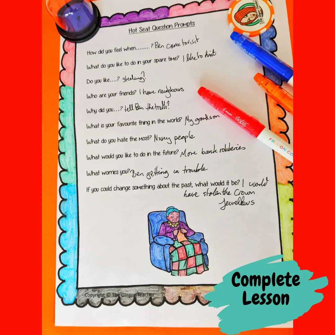 Gangsta Granny Lesson on Character Descriptions