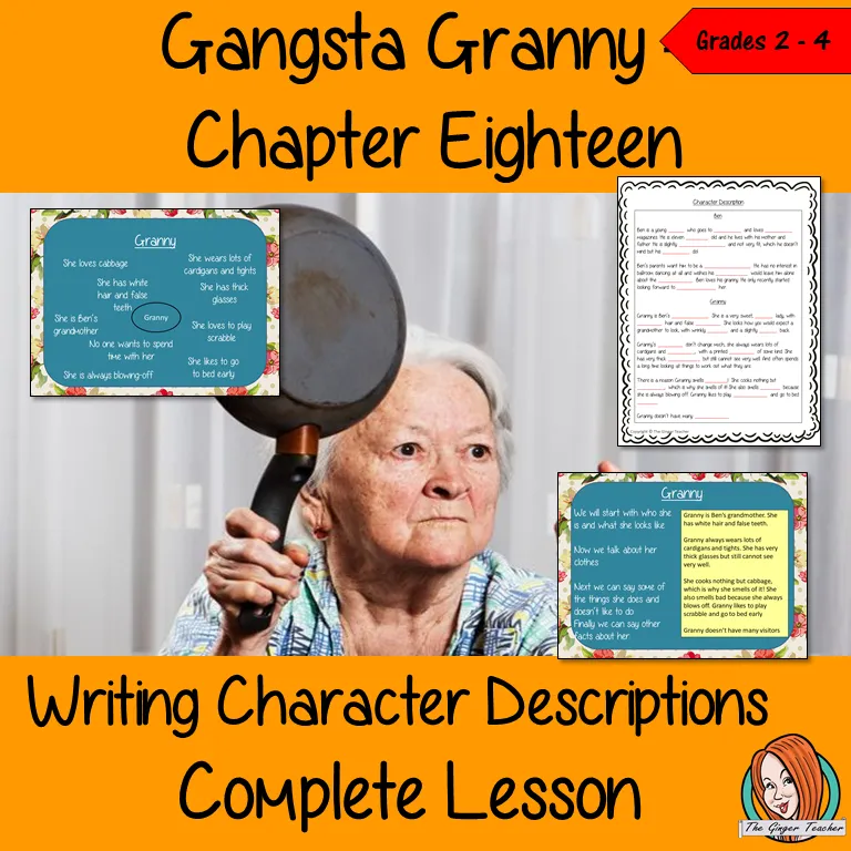 Gangsta Granny Lesson on Character Descriptions