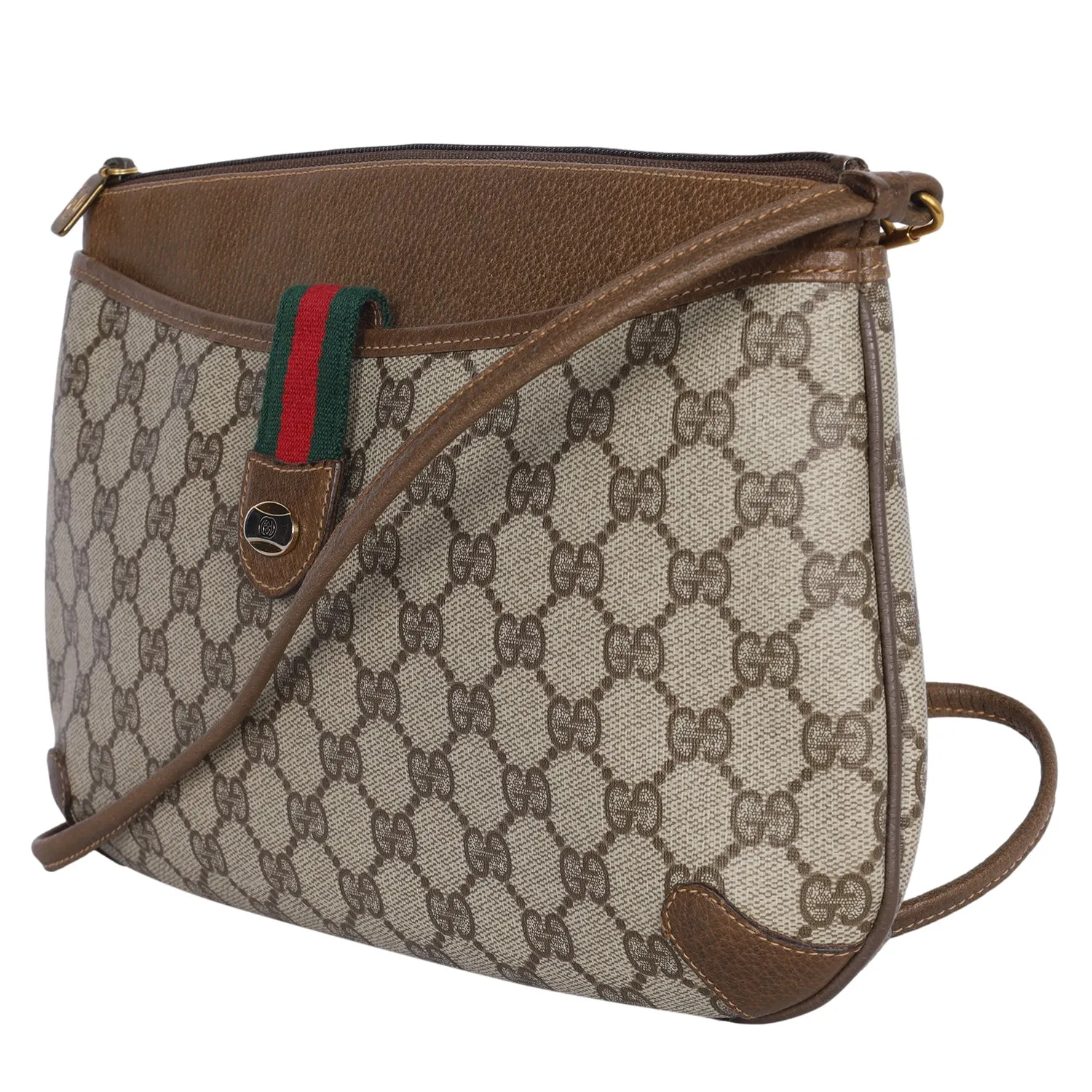 GG Supreme Monogram Web Ophidia Crossbody Bag