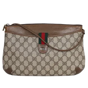 GG Supreme Monogram Web Ophidia Crossbody Bag