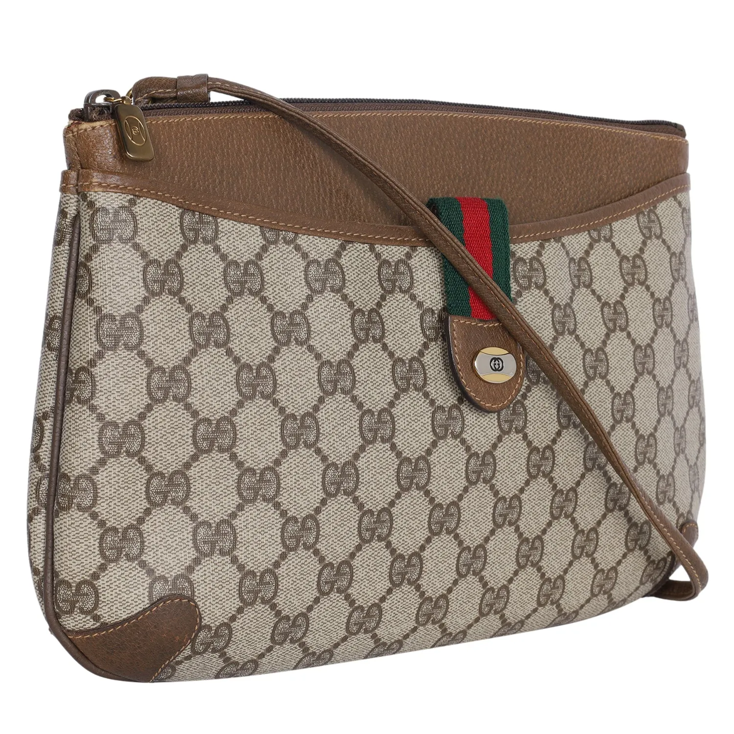 GG Supreme Monogram Web Ophidia Crossbody Bag