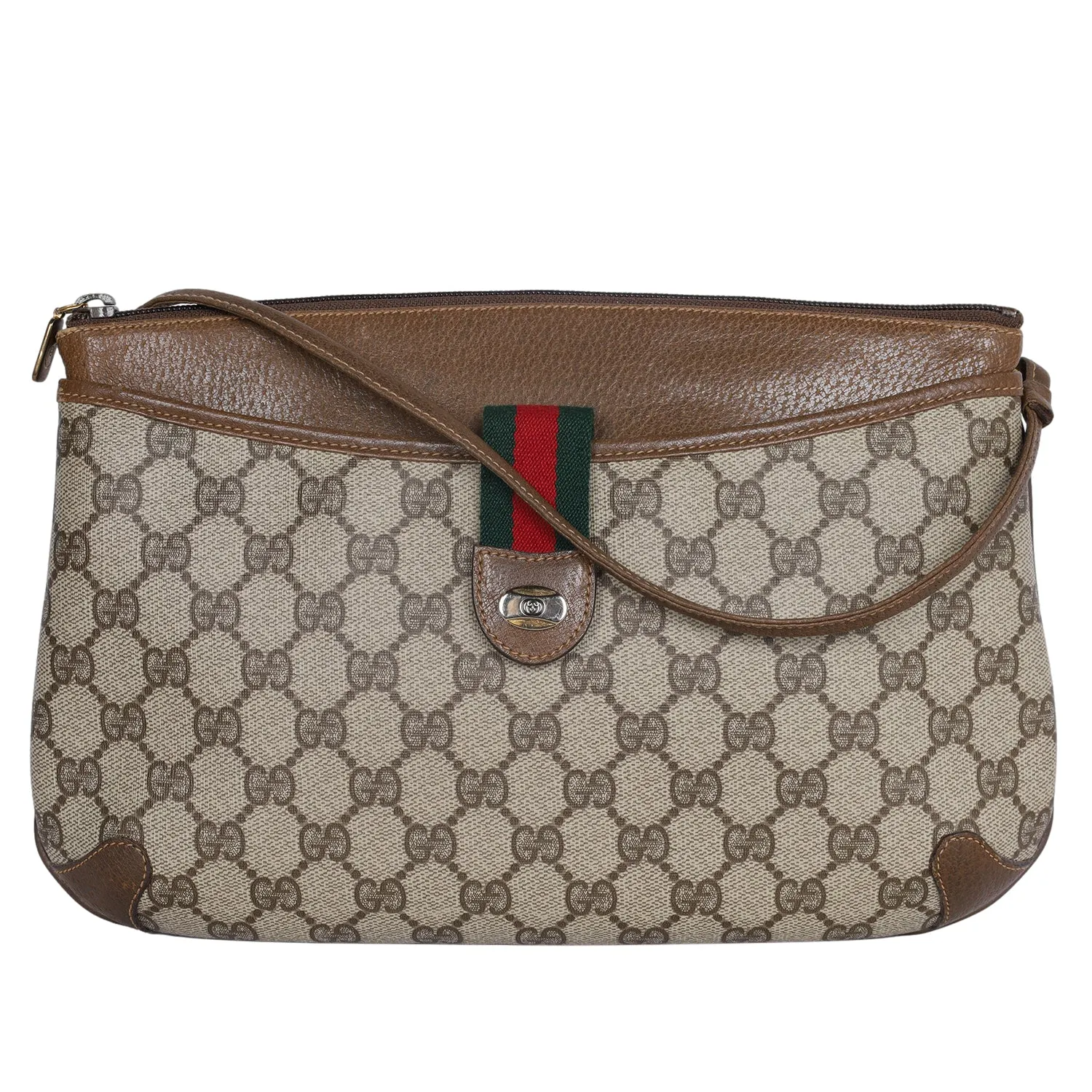 GG Supreme Monogram Web Ophidia Crossbody Bag