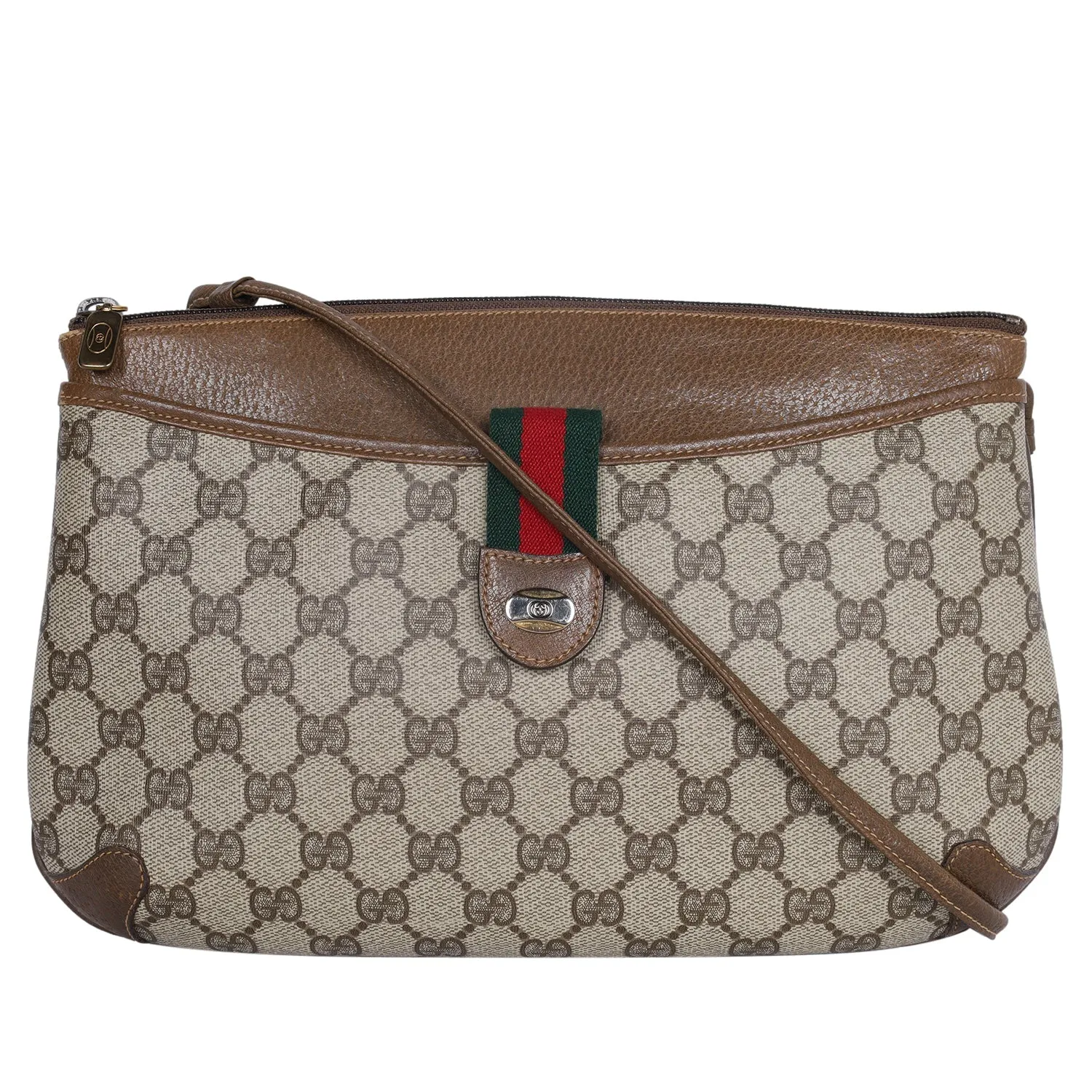 GG Supreme Monogram Web Ophidia Crossbody Bag