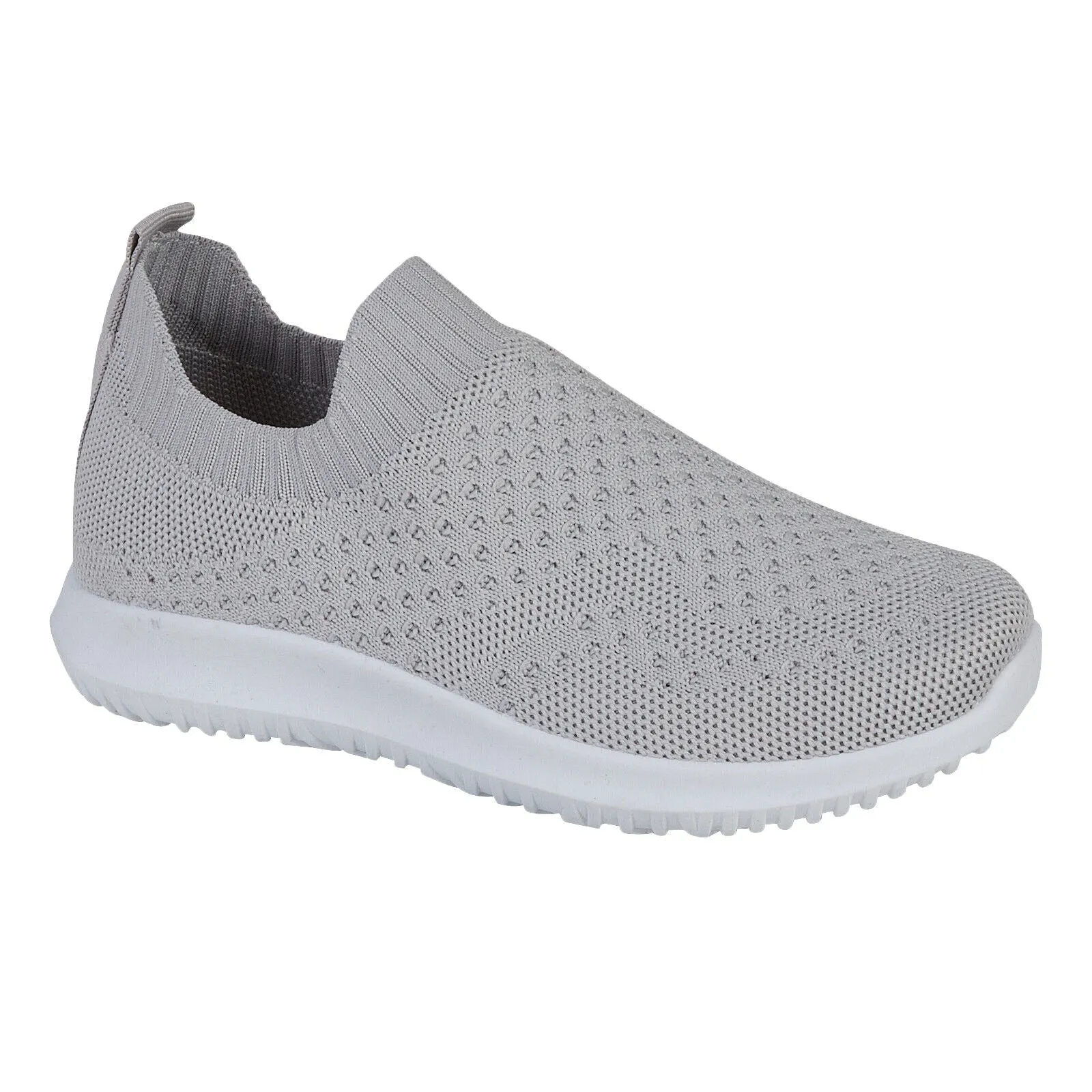GIRL SLIP ON TRAINERS KIDS CHILDRENS LIGHTWEIGHT WALKING RUNNING SNEAKERS SHOES  Slip-On Trainers (Girls)