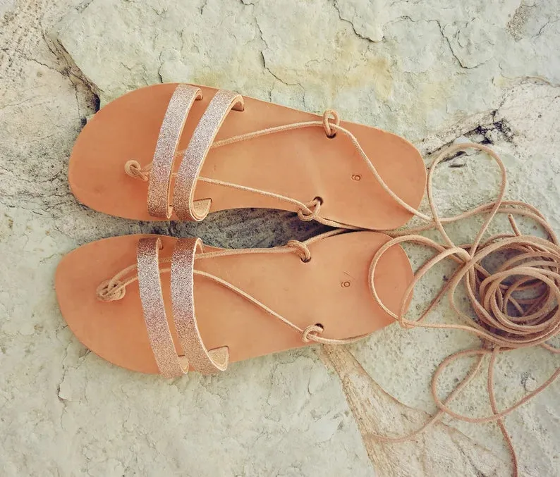 Gladiator Leather Vibram Sole Sandals