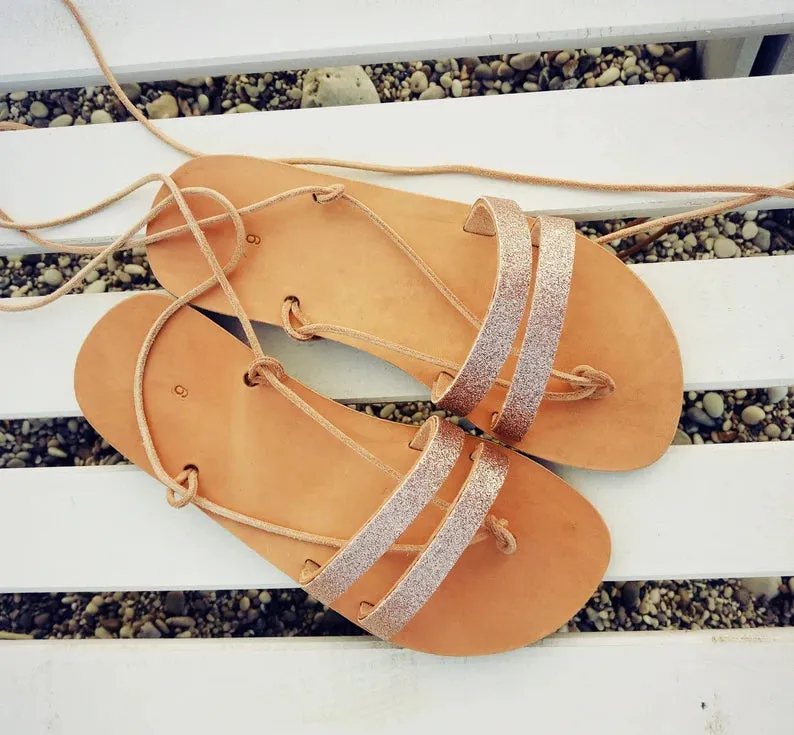 Gladiator Leather Vibram Sole Sandals
