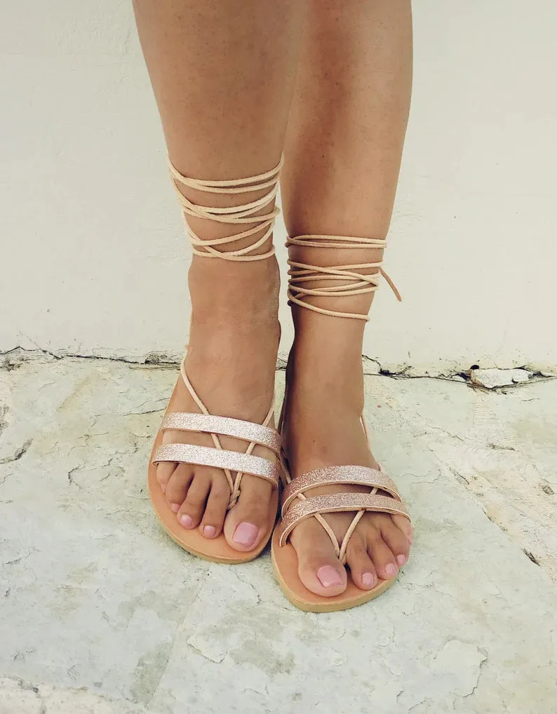Gladiator Leather Vibram Sole Sandals