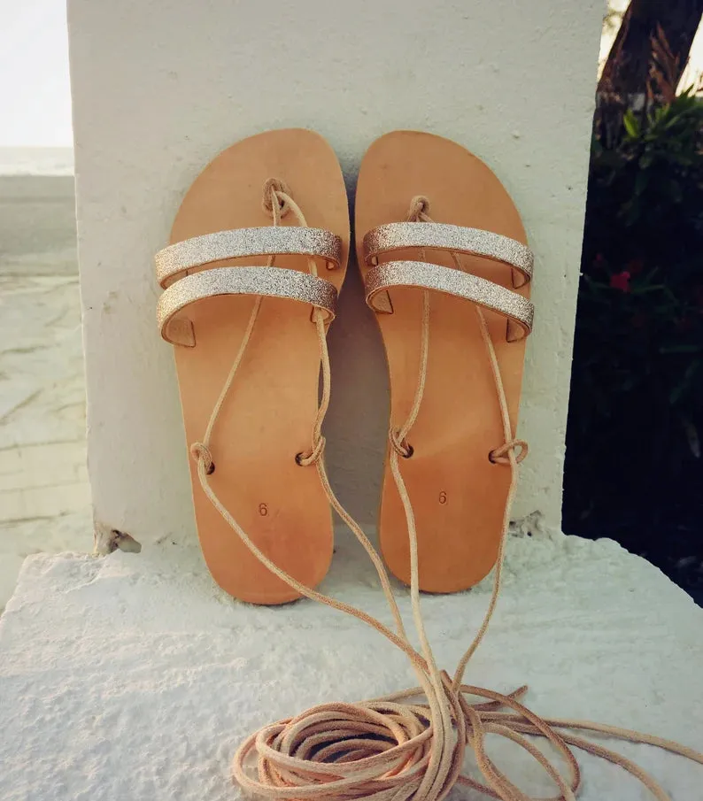 Gladiator Leather Vibram Sole Sandals
