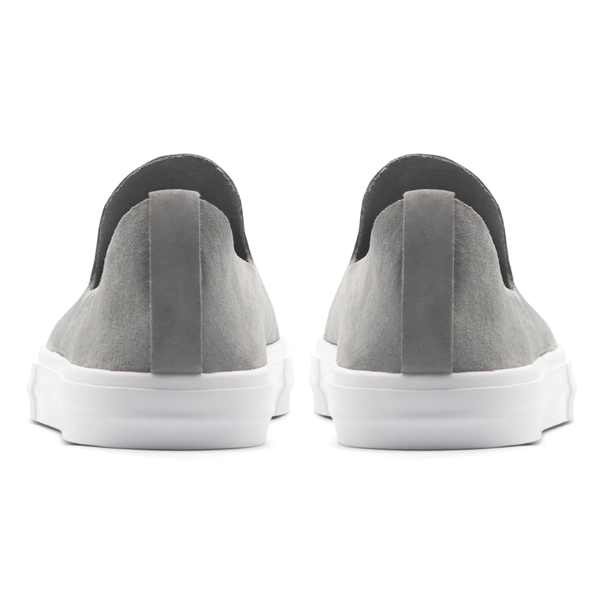 Glover / Dark Grey Pig Suede / White