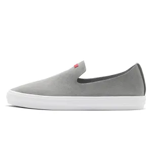 Glover / Dark Grey Pig Suede / White