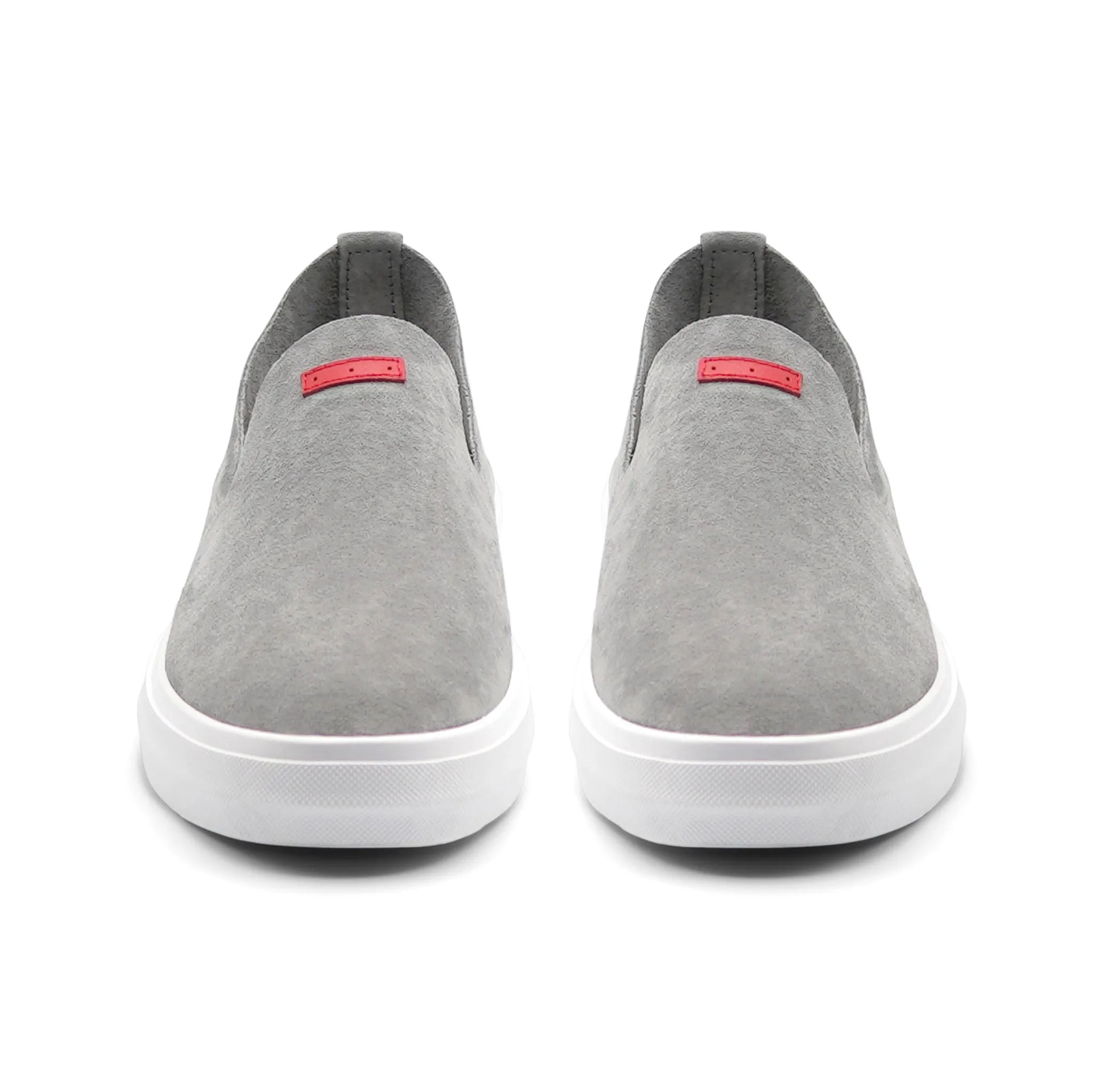 Glover / Dark Grey Pig Suede / White