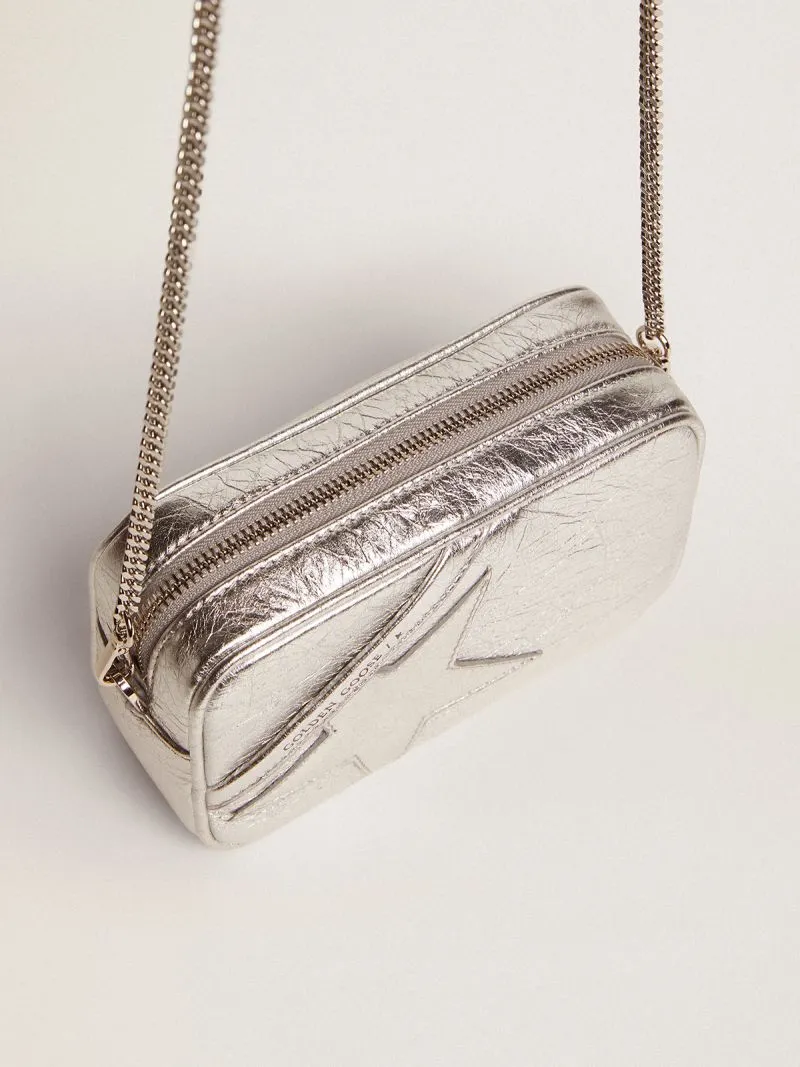 Golden Goose Mini Star Bag in silver