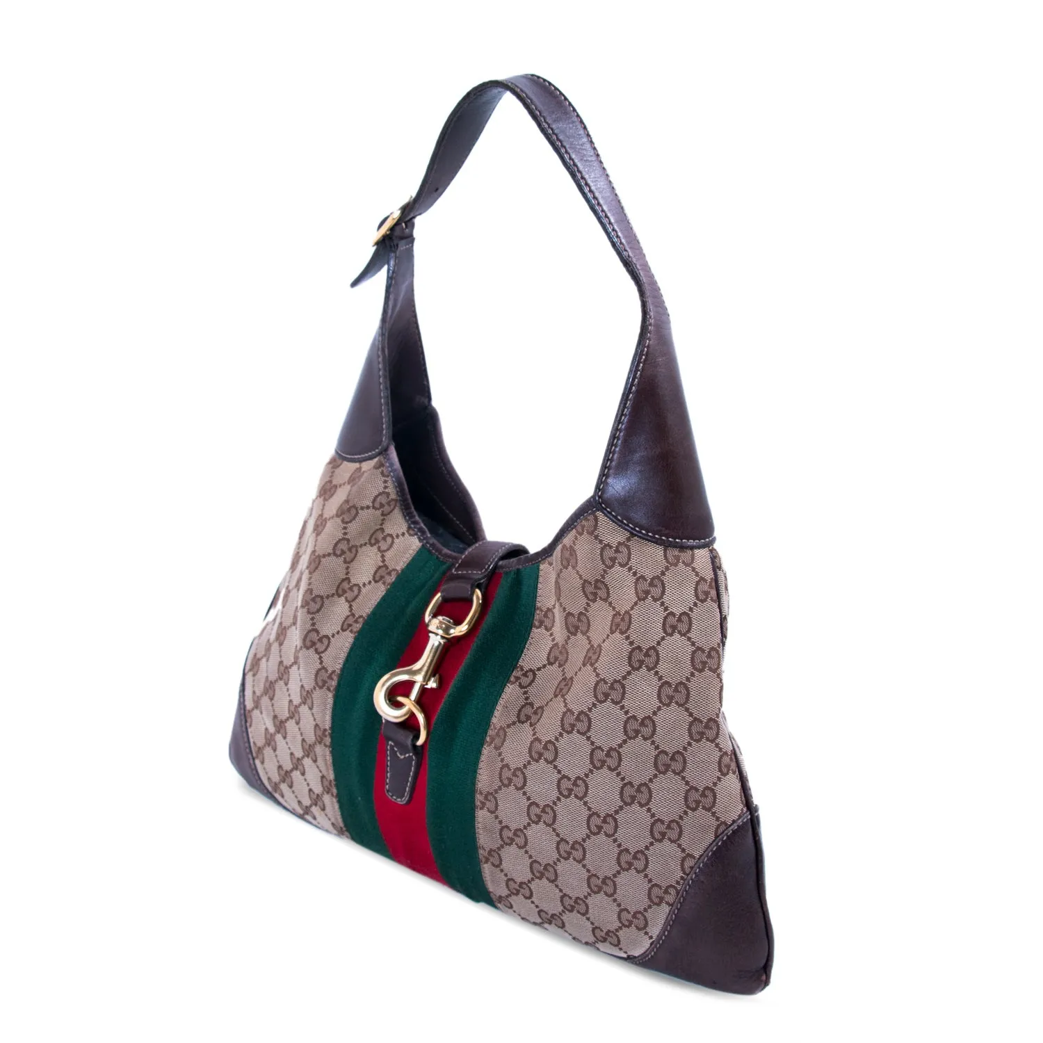 Gucci Jackie Web Stripe Shoulder Bag