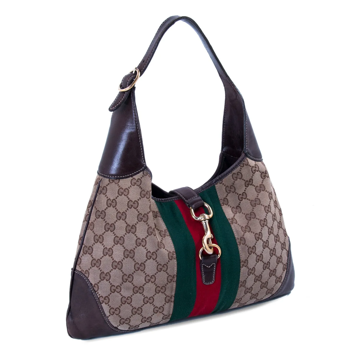 Gucci Jackie Web Stripe Shoulder Bag
