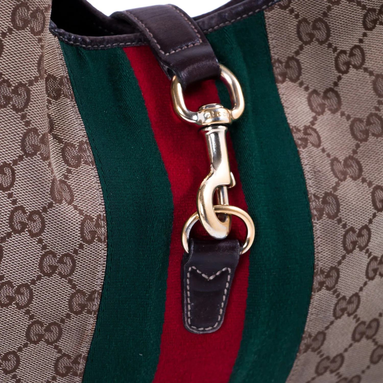 Gucci Jackie Web Stripe Shoulder Bag