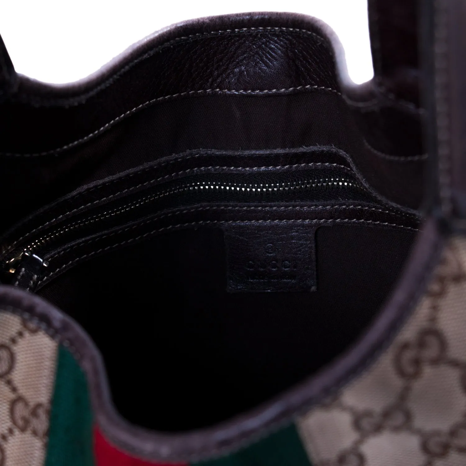 Gucci Jackie Web Stripe Shoulder Bag