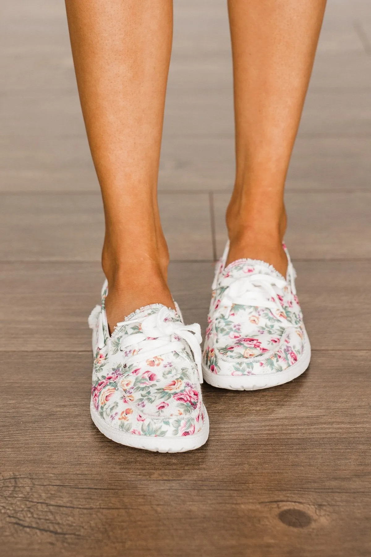 Gypsy Jazz Sail Away Sneakers- White