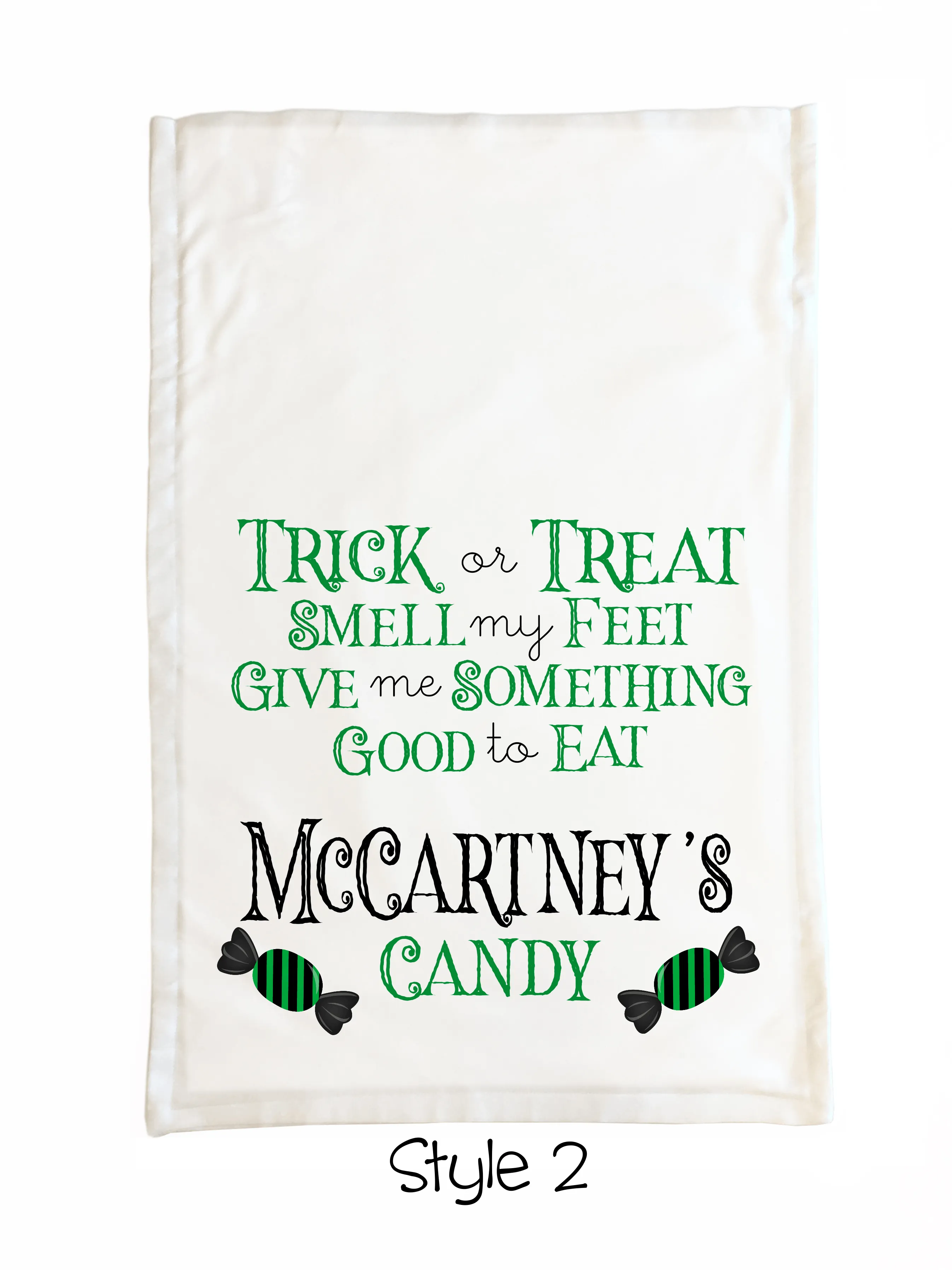 Halloween Trick or Treat Pillowcase Bags